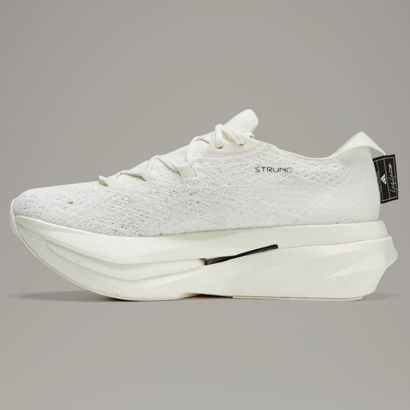 Size 12.5 - Adidas Y-3 Prime X 2.0 Strung Off White Black Running Sneakers - Picture 5 of 10